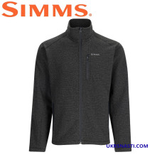 Куртка Simms Rivershed Full Zip Black Heather размер S
